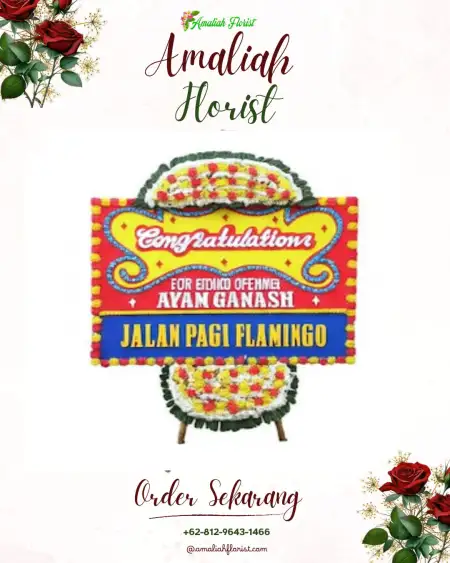 Sewa Papan Bunga Toto Katon